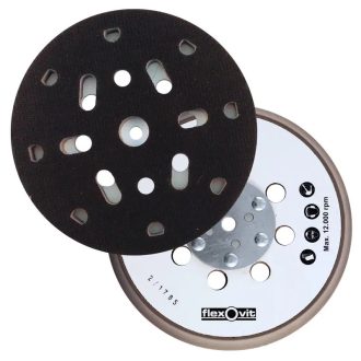   Flexovit gumitányér tépőzáras csiszolóhoz 150mmxM8, 5/16" , 63642584843