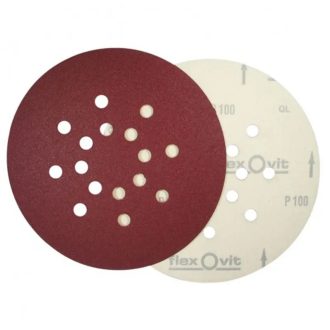   Flexovit tépőzáras csiszolókorong 225mm/16 lyuk P120, falcsiszoló zsiráfhoz, 66254411188