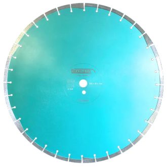   Flexmann For Cut gyémánttárcsa DFB 500x3,6x11x32x25,4mm szegmentált, frissbeton, türkíz, DFB-1006FB1