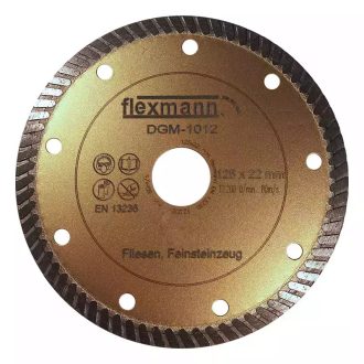   Flexmann For Cut gyémánttárcsa DGM 115x1,2x7x22,2mm turbo, sárga, gránit, márvány, DGM-1011