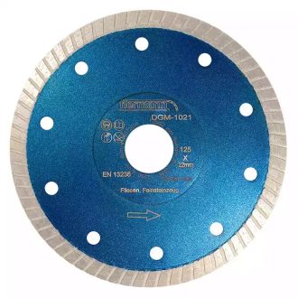   Flexmann For Cut gyémánttárcsa DGM 125x1,2x22,2mm turbo, kék, gránit, márvány, DGM-1021