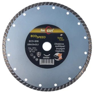   Flexmann For Cut gyémánttárcsa ECO 230x3,2x7x22,2mm turbo, univerzális, ECO-1018