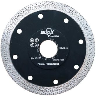   Flexmann For Cut gyémánttárcsa EXTRA W 115x1,2x8x22,2mm folyamatos élű, kerámia, csempe, EXTRA-115W