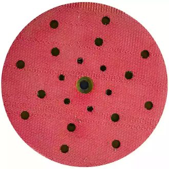   Flexmann For Cut gumitányér tépőzáras csiszolókoronghoz 150mmxM8, furatos, közdarabbal, ALO36, piros, GM-1017