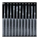 Flexmann For Cut gyémánt tűmaró (különböző fejformákkal), GY-T