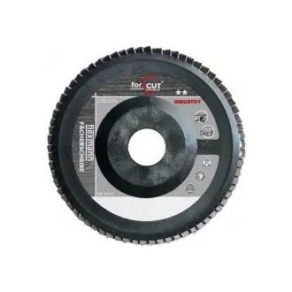   Flexmann For Cut Industry lamellás csiszolókorong 125x22mm Z80 műanyag, kúpos, fém-inox, IK-1132