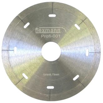   Flexmann For Cut gyémánttárcsa PROFI 125x1,2x5x22,2mm folyamatos élű extra vékony, kerámia, csempe, PROFI-002