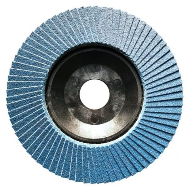 Flexmann For Cut Standard lamellás csiszolókorong 125x22mm Z80 műanyag, kúpos, fém-inox, SK-1052