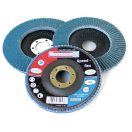 Flexmann Speed-flex lamellás csiszolókorong 115x22,2mm, Z60, kúpos, fém-inox, V-1002