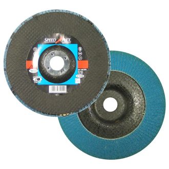   Flexmann Speed-flex lamellás csiszolókorong 180x22,2mm, Z80, kúpos, fém-inox, V-1023