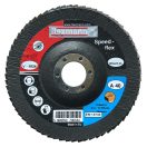 Flexmann Speed-flex lamellás csiszolókorong 125x22,2mm, A80, kúpos, fa, fém, V-1026