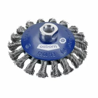   Osborn körkefe 100x13x22xM14-0,50 csavart, kúpos 18 fonat, inox, 0002-622 351