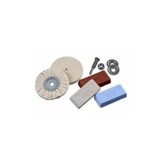   Osborn polírozó készlet 6 db-os, 85/80x10 2 korong, 3 paszta, befogószár, 1203-600 000