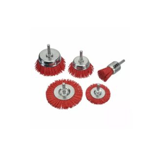   Osborn csapos nylon kefe készlet 5db-os P80 piros, 1518-600 005