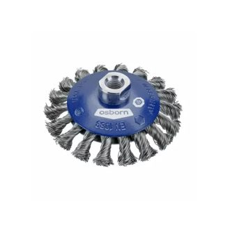   Osborn körkefe 125x15x23xM14-0,35 csavart, kúpos 18 fonat, inox, 3602-632 331