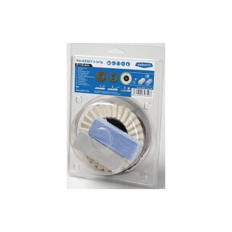   Osborn polírozó készlet 5 db-os, 115x22,23 4 1/2"x7/8" 3 db korong, polírpaszta 2 db, 6900040100