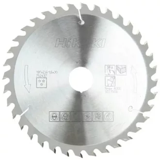 Hikoki TCT körfűrészlap 216x30mm Z18, fa, 752446