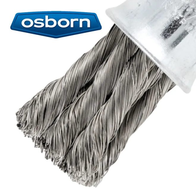 Osborn csapos ecsetkefe 30x29x44x6-0,15 csavart, inox, 9906-030 338