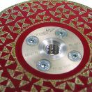 Flexmann For Cut gyémánttárcsa KGS K50 115xM14mm, piros, síkvágó, márvány, mészkő, homokkő, műkő, kétoldalas, süllyesztett felfogatás, 073115201