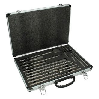   Hikoki TCT fúrószár készlet SDS-Plus, Basic, 2élű 17db-os (12 db fúrószár+ 5db véső), 402555