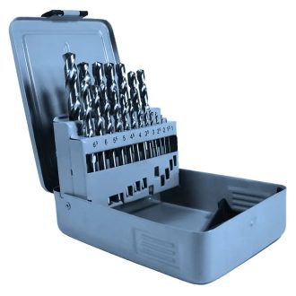   Flexmann For Cut fúrószár/fémcsigafúró készlet csiszolt DIN 338 HSSG 1,00-10,00mm 19 részes, BF83452