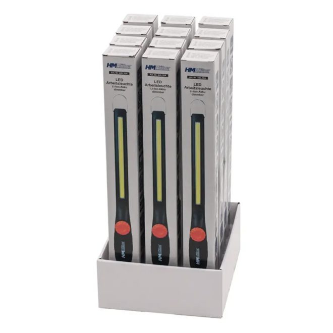 Hm Müllner LED munkalámpa, 5w, szabályozható, Li-ion akkuval, ASL38A