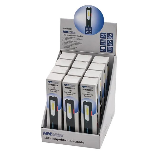 Hm Müllner LED munkalámpa, 3W, Li-ion akkuval, 1568M