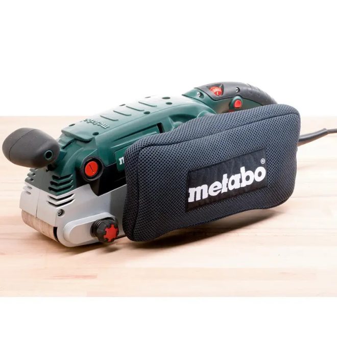 Metabo 1010W szalagcsiszoló gépállvánnyal 75x533mm 240450m/min 12Nm 4,9kg BAE 75 +porzsák, 600375000