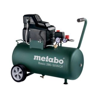   Metabo kompresszor, Basic 280-50W OF, 8bar olaj nélküli, 50 liter, 601529000