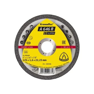   Klingspor vágókorong 150x1,6x22,2mm egyenes-A 646 R SUPRA-inox,acél, 340945