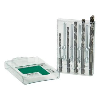  Hikoki fúrószár/fémcsigafúró készlet 5db-os HSS-G (DIN 338) 1/4-3/4/5/6/8mm, 780465