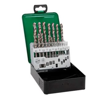   Hikoki fúrószár/fémcsigafúró készlet 19db-os HSS-G (DIN 338), HSP (félprofi)-1-10mm (0,5mm), 780466