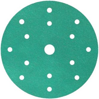   Klingspor tépőzáras csiszolófilm tárcsa 125mm-GLS27-FP 77 K T-ACT-festék/lakk/kitt, alapozó, töltő, gélbevonatok, komp.anyagok, P400, 353165