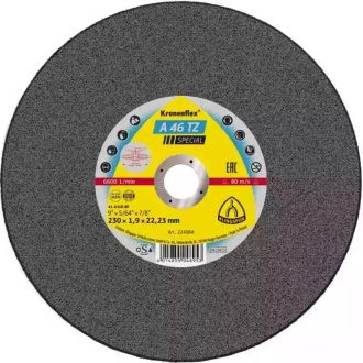   Klingspor vágókorong 125x1,6x22,2mm egyenes-A 46 TZ SPECIAL-X-LOCK-inox,acél, 351256