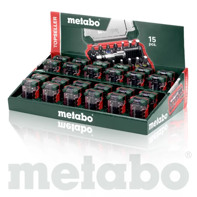 Metabo bitkészlet 15 részesPZ/PH/SL/H/T, 626703000