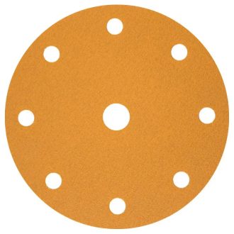   Flexmann For Cut tépőzáras csiszolókorong GOLD 150mm/GLS1(8+1 lyuk)P180, festék, lakk, kitt, VG-5235