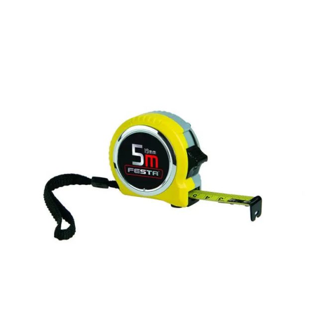 Lev Festa mérőszalag 5mx19mm, nylon bevonat, CE II. oszt., 11221