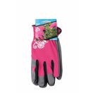 Lev mv kertészkesztyű piros, szürke, fehér virágmintával 7, 50557