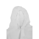 Lev mv polipropilén védőoverall, kapucnival, fehér, M, 50585