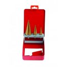 Lev Festa léptető fúrószár készlet DIN 1412C HSS TITAN 4-12/4-20/4-32mm, ALU, fém-inox, műanyag, 20495