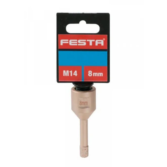 Lev Festa gyémánt körkivágó, átmérő 8mm, M14, kerámia, kő, 24761