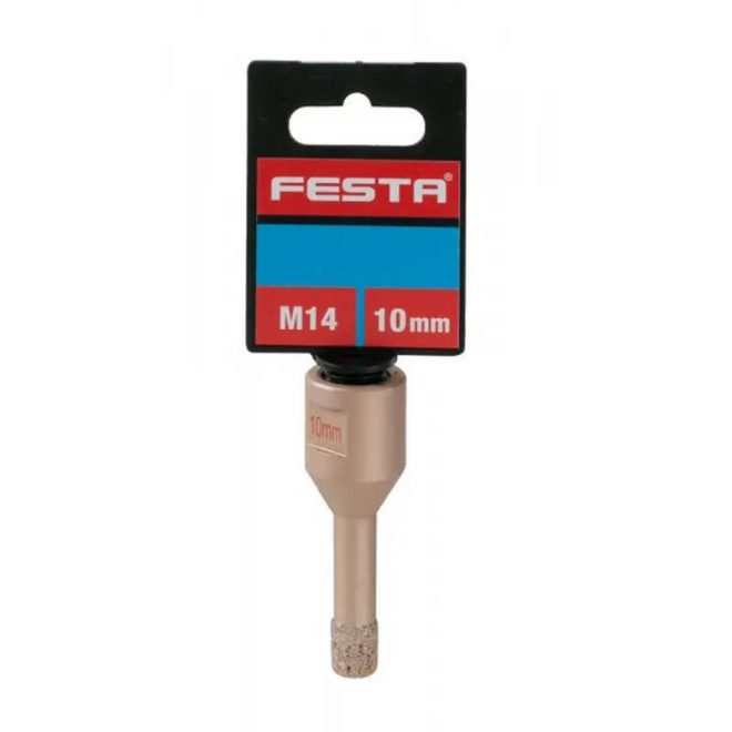 Lev Festa gyémánt körkivágó, átmérő 10mm, M14, kerámia, kő, 24762