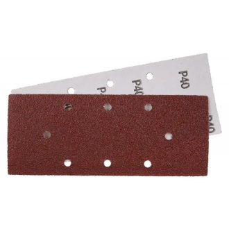   Lev csiszolólap-vászon alapú 93x230mm P80-GL9(8db lyuk)- 5db, 21742