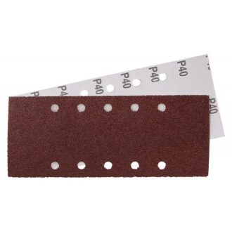   Lev csiszolólap-vászon alapú 115x280mm P120-GL1(10db lyuk)- 5db, 21754