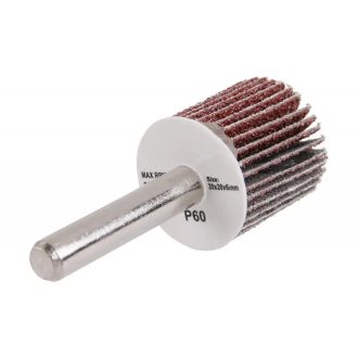 Lev csapos lamellás csiszolókerék 20x20x6mm, P120, 21854