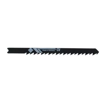   Lev Jigsaw dekopírfűrészlap, szúrófűrészlap HCS 5db/csom 75x1,3x4,0mm/6TPI- B&D, 24084