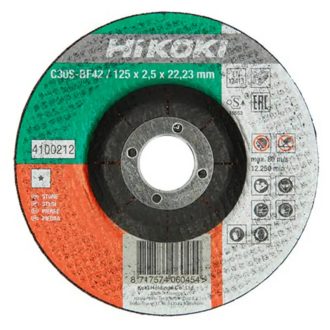   Hikoki vágókorong 115x2,5x22,2mm, C30S-BF42, kúpos, kő, 25db/cs, 4100211