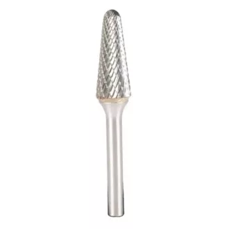   Hikoki turbómaró, keményfém, 8x25x70x6mm, L forma, kereszt fogazás, kúpos, gömbölyített véggel, fém-inox, 780779