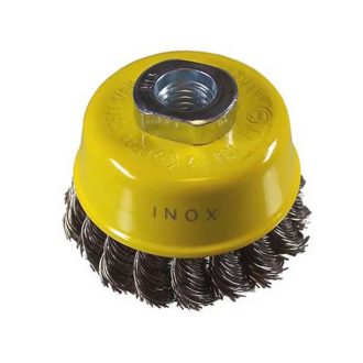 Hikoki fazékkefe, 65xM14, 0,50 csavart, inox, 751310