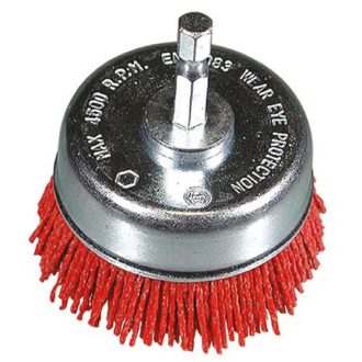   Hikoki csapos fazékkefe, nylon szálas, Finom(kék), 75mm, hatlapú 1/4HEX, 751331